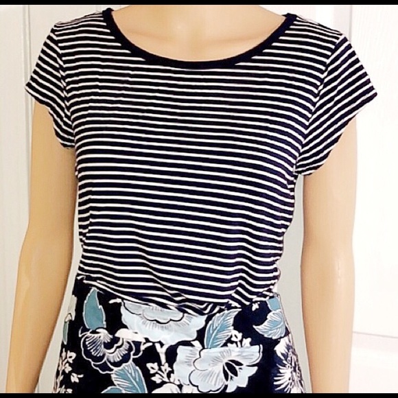 Cable & Gauge Tops - Cable and Gauge Striped Stretch Top